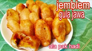 Jemblem, a traditional snack made from cassava, ala Mr. Hadi, is so delicious it can be a selling...