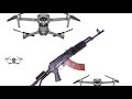 Дрон DJI MAVIC 2 на охоте.