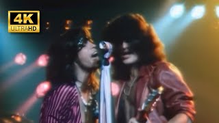 Aerosmith - Let The Music Do The Talking  - (official music video) - Upscaled to 4K UHD