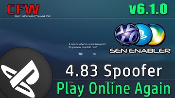 Fix System Update Error via SEN Enabler - Latest Version | Package File [PS3-CFW/TUT] | 2022