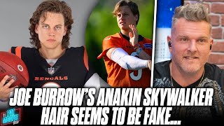Photo Of Joe Burrow's Hair Takes Over The Internet, Looks Like Anakin Skywalker | Pat McAfee Reacts