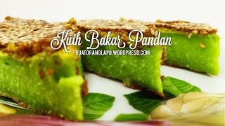 Bakar cawan sukatan resepi kuih pandan Jom Cuba