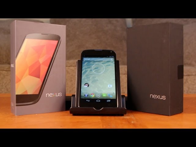 LG Google Nexus 4 Unboxing and First Impressions - YouTube