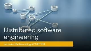 Chapter18-Distributed Software Engineering