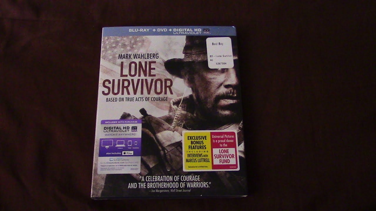 Lone Survivor (Blu-ray/DVD, Blu-ray Steelbook, 2014)