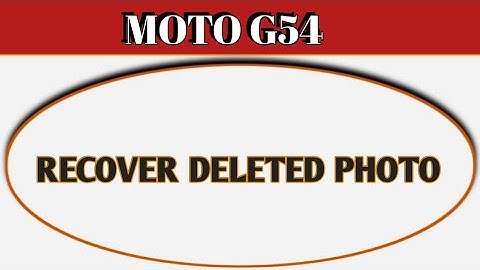 Moto g54 mein delete photo video wapas kaise laye, how to recover delete photo video in Moto g54