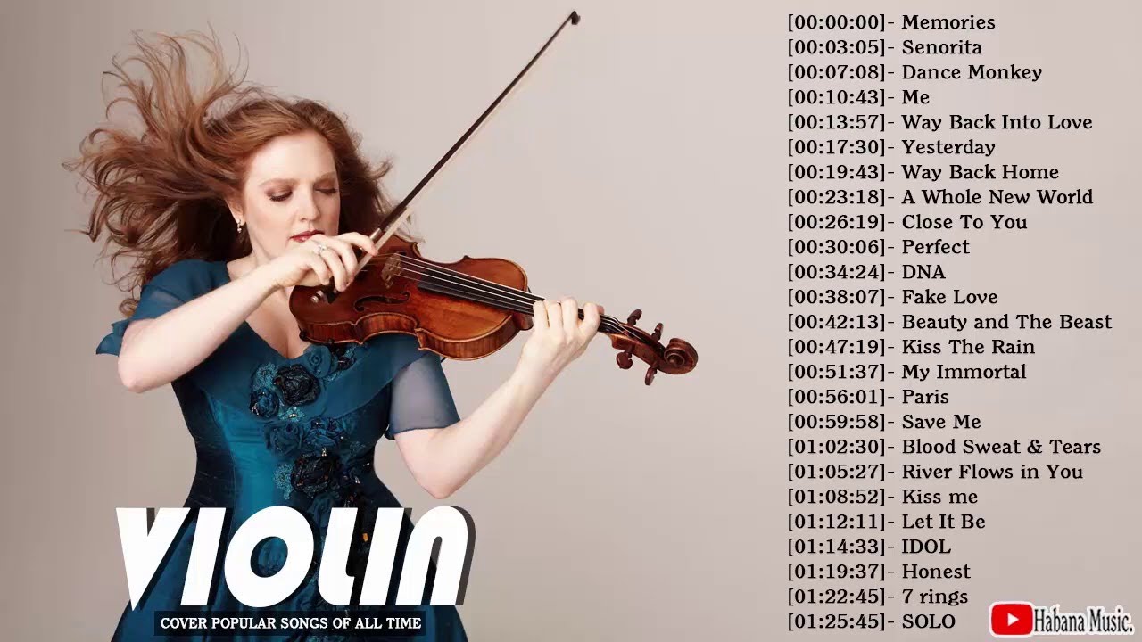 Top 30 Violin Covers of Popular Songs 2021   Best Instrumental Music For Work Study Sleep