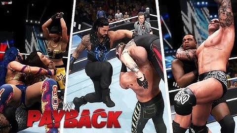 WWE 2K20: Payback 2020 Full Show - Prediction Highlights (Part 1)