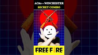 AC80 Aur Winchester Gun ke Secret Combination 🤫🥵🥶 #freefire #game #shorts #ff  #freefirefacts