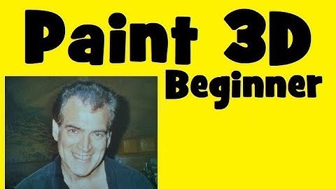 Microsoft Paint 3D, Beginners Introduction to Paint 3D, Part 4