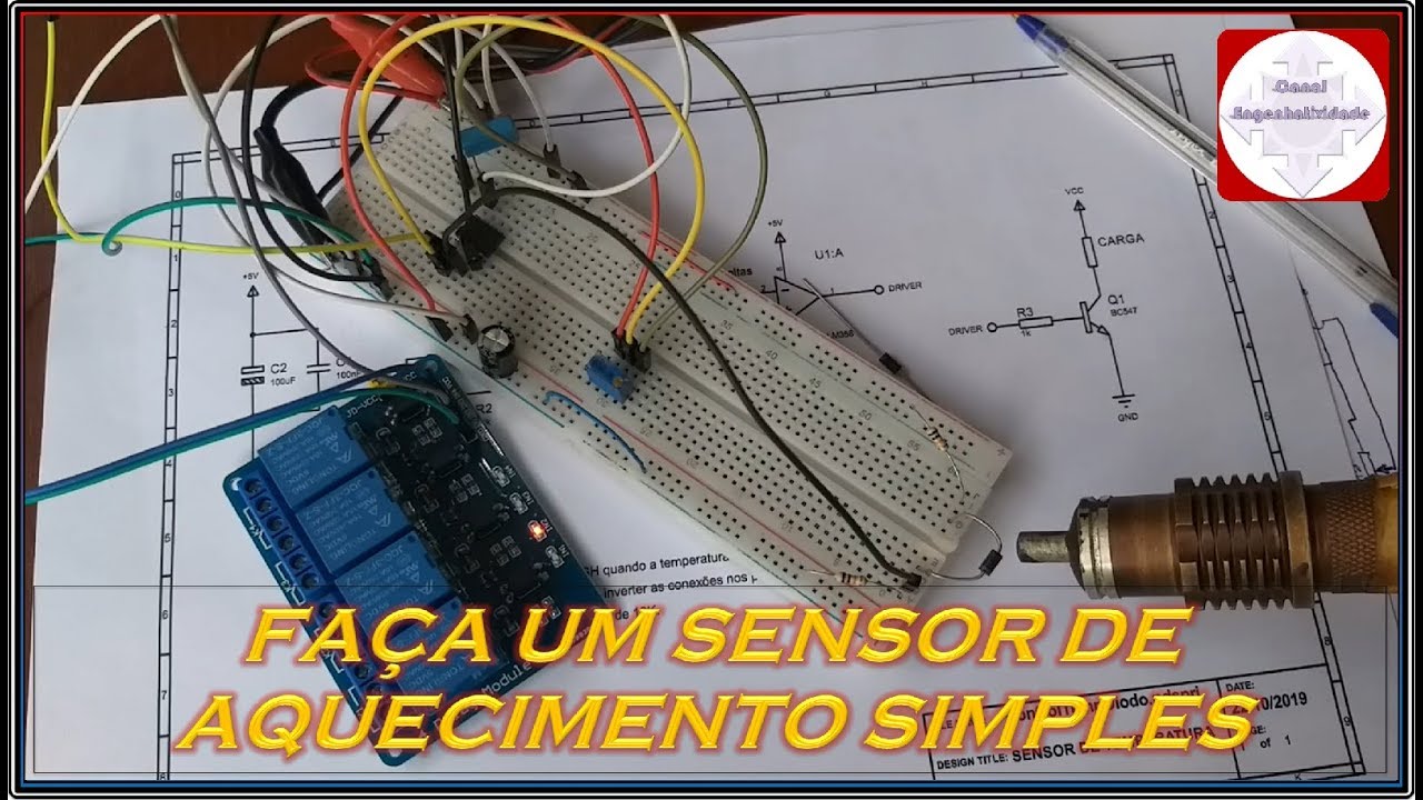COMO FAZER UM SENSOR DE TEMPERATURA UTILIZANDO UM DIODO - YouTube