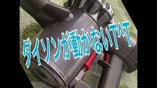 ダイソンが動かなぁい！