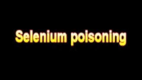 What Is The Definition Of Selenium poisoning Medical School Terminology Dictionary