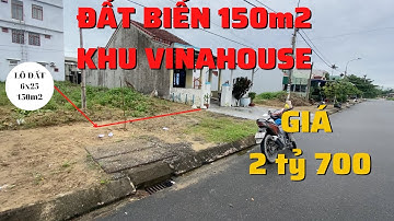 Bán đất Biển 150m2 khu Vinahouse, đường 21m5, cách biển 200m, Full thổ cư, giá rẻ, tại Điện Dương.