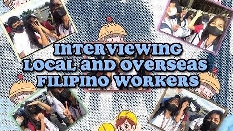 Interviewing Local & Overseas Filipino Workers | Performance Task