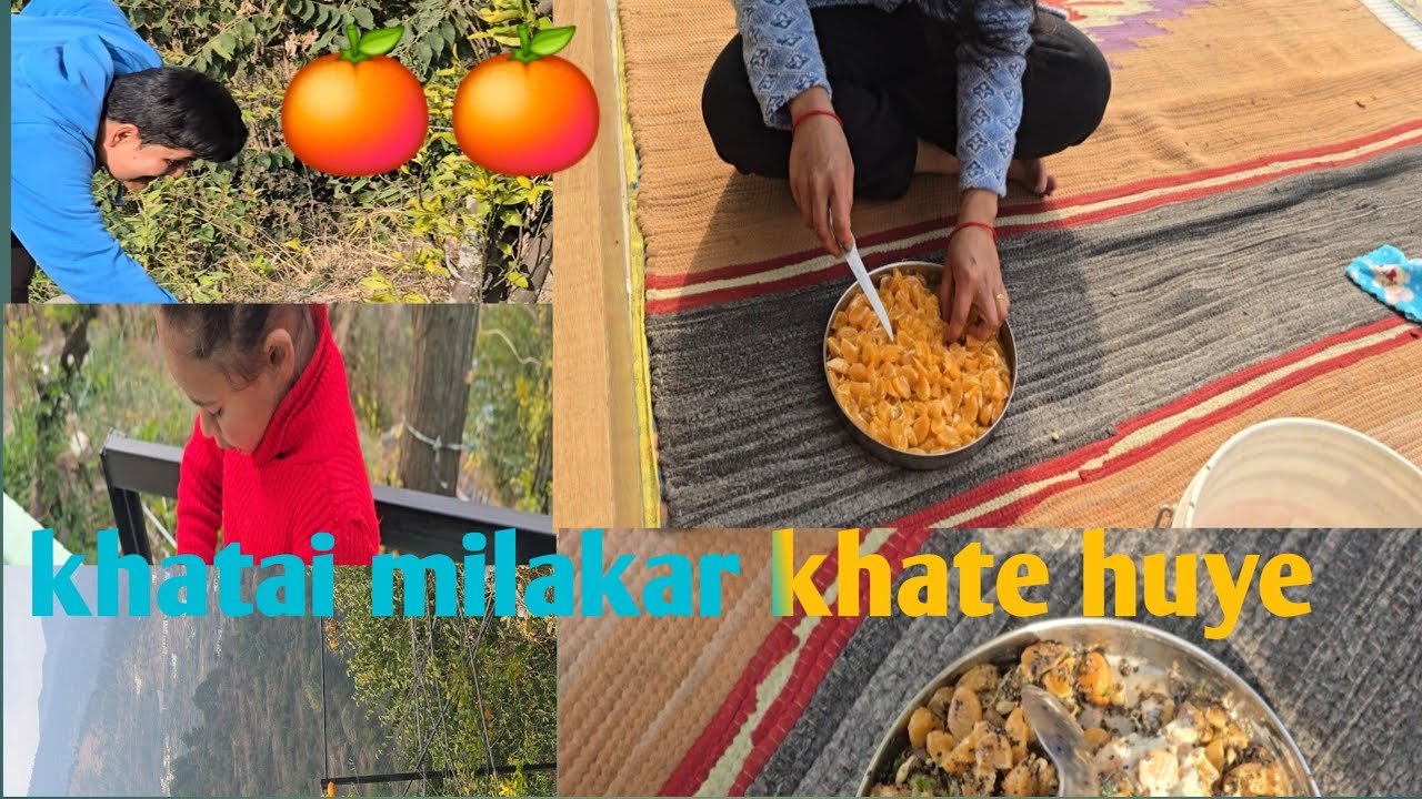 आज हमने पहाड़ी खट्टी मीठी और चटपटी खटाई बनाई और बहुत ही मजेदार बनी थी दोस्तों मजा आ गया 🤤🤤