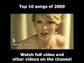 Top 10 songs of 2009