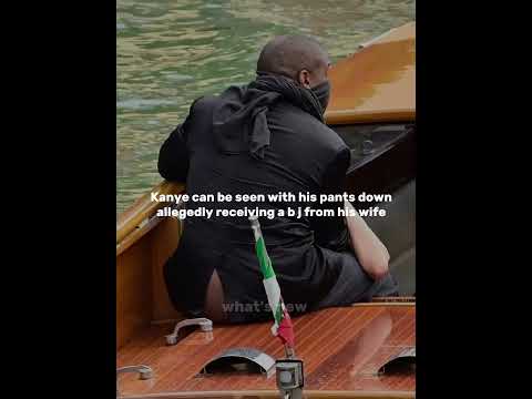 Kanye West And His Wife Bianca Censori Banned For Life From Boarding Venice Boats Shorts