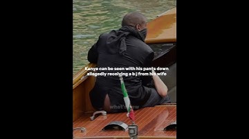 Thumbnail of Kanye West and his wife Bianca Censori banned for life from boarding Venice boats #shorts