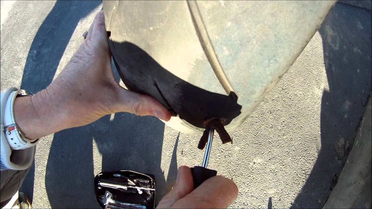 How to fix a motorcycle puncture in 90 seconds YouTube