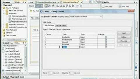 Masterform with netbeans