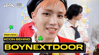 [Preview] Boynextdoor (보이넥스트도어) | Kcon Behind 🎬 | Kcon Hong Kong 2024