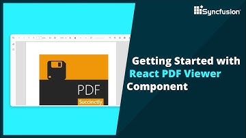 Getting Started with the React PDF Viewer | Syncfusion