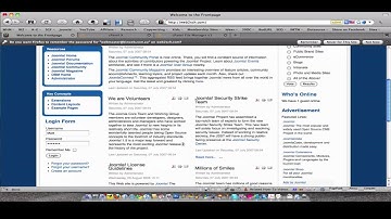 Joomla 1.5 Installation Tutorial Web2Sch