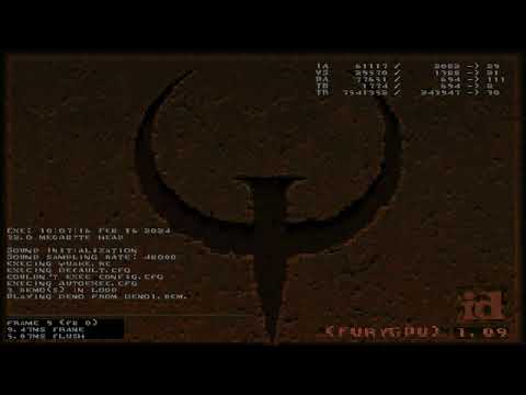 Quake Timedemo - 44fps!