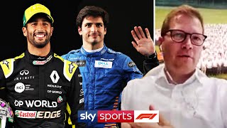 Andreas Seidl on Sainz leaving McLaren & Ricciardo joining the team! | The F1 Show