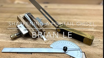 Sharpening a Lie Nielsen Fishtail Chisel