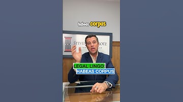 Habeas corpus #legalese #legalfacts #legaladvice