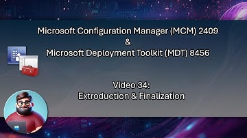 MCM 2409 & MDT 8456 - Video 34: Extroduction & Finalization