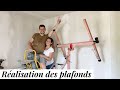 Réalisation de nos plafonds - vlog rénovation #15