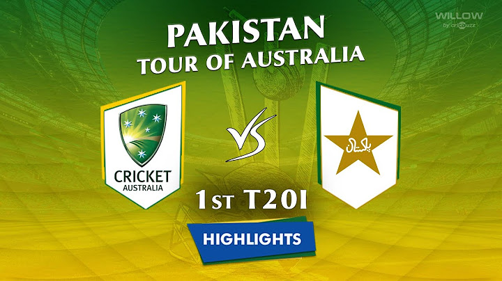 Highlights: 1st T20I, Australia vs Pakistan | 1st T20I, AUS VS PAK