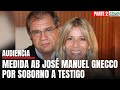 Exclusivo en vivo  audiencia medida ab jse m gnecco por presunto soborno a testigo focusnoticias