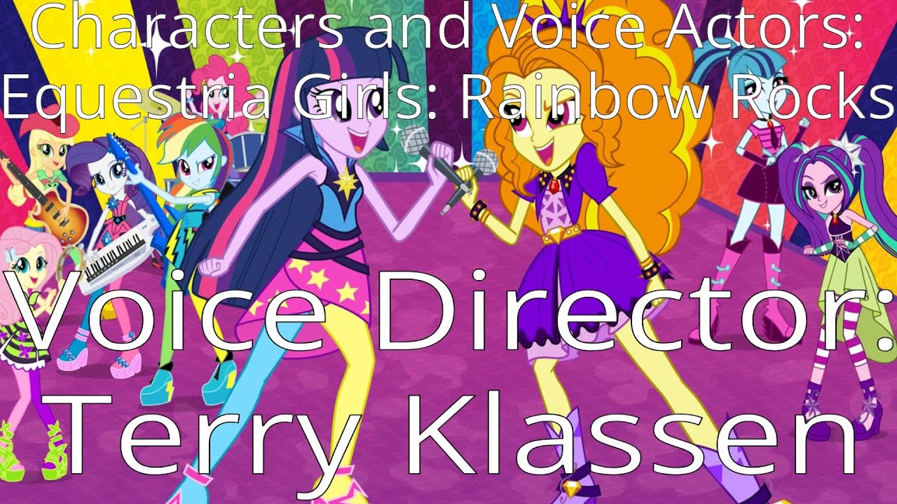 Characters and Voice Actors: Equestria Girls: Rainbow Rocks (2014)