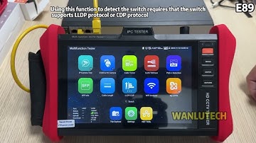Quicky verify the info of switch, using LLDP/CDP-based port detection function