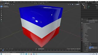 Blender 2.92 Tutorial: How To Color Different Areas Of An Object Using Face Select In Edit Mode. screenshot 5