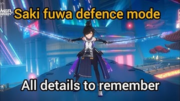 saki fuwa defence   fortitude mode details and tips  #tof #sakifuwa #toweroffantasy #fortitude