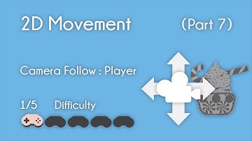 Unity - 2D Movement (Part 7) - Camera Follow : Player