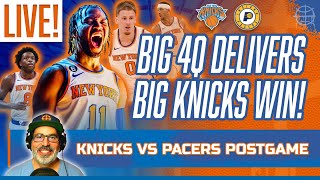 KNICKS LIVE POSTGAME! KNICKS WIN Game 1!! HUGE 4Q Secures Win! | Knicks vs Pacers Recap screenshot 5