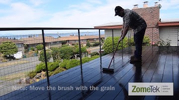ZomeTek Video Series   How to Clean Bamboo Composite Decking