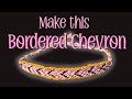 Bordered Chevron Friendship Bracelet Tutorial - Easy/intermediate