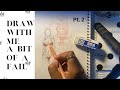 Draw with me ep 1  funny  fail  toni janae