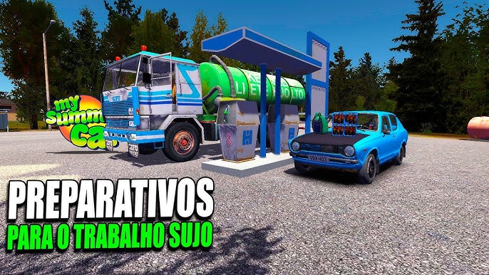 FUI PRESO POR M4T4R O DOIDO DO CARRO VERDE MY SUMMER CAR BRASIL