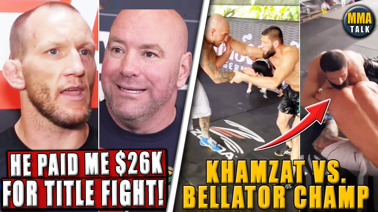 Download Ex-UFC Fighter criticizes Dana White, Footage of Khamzat Chimaev wrestling w/ Bellator champ,Khabib