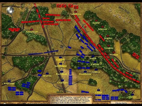 battle of bull run map