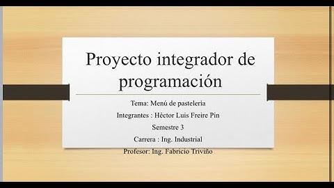 PROYECTO INTEGRADOR DE PROGRAMACION EN PYTHON/ UNIVERSIADA POLITECNICA SALESIANA