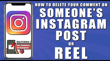 How to delete your comment on someone